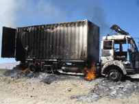 سوځول شوى گاډى