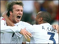 ڈیوڈ بیکم اور ایشلے کول