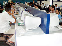 انڈیا میں انفارمشین ٹیکنالوجی کے شعبے میں کافی ترقی ہوئی ہے