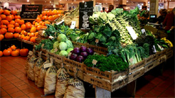 Darts Farm Shop Inside Darts Farm Shop, winner of best food retailer.