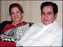 دلیپ کمار اور سائرہ بانو