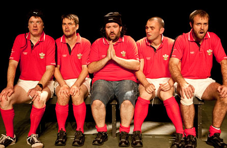 Some of the cast of Up 'n' Under. Photo: Emyr Young