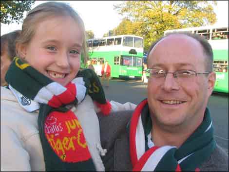 Tigers fans Katie and Andy Kenney