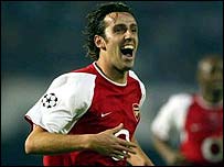 Edu comemora gol contra o Celta Vigo