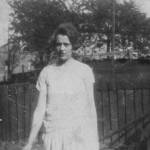 Mrs Carter who was killed with the rest of her family in July 1944 by a direct hit by a Flying Bomb on their Air Raid Dug Out.