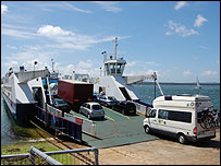 Sandbanks ferry. 