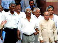 यूपीए और वामदलों के नेता