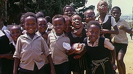 South African school children