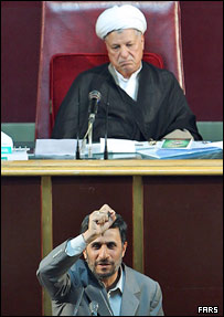 رفسنجانی و احمدی نژاد