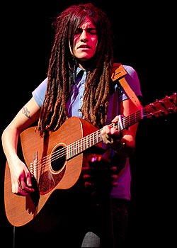 Karima Francis supporting Lou Rhodes at the Lowry 