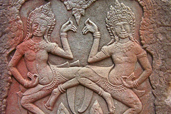 Stone carving, Angkor – Cambodia (photographer: Soham Banerjee ©)