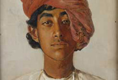 Image: Rudolf Swoboda, 'Warseli', 1886-8.
Osborne House, The Royal Collection © 2002, Her Majesty Queen Elizabeth II. Part of the National Gallery's exhibition, 'An Indian Encounter'.