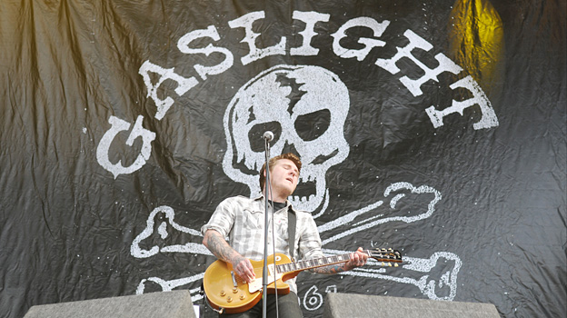 The Gaslight Anthem on the Main Stage at Reading