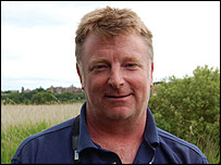 Nick Tomlinson, site manager of the RSPB Weymouth reserves