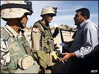 बग़दाद में सैनिक निगरानी