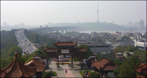 Across Yangtze River from Yellow Crane Tower