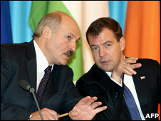 Александр Лукашенко, Дмитрий Медведев
