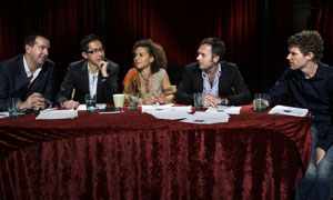 Classical Star judges: Steven Abbott, Jason Lai, Chi-Chi Nwanoku, Charles Hazlewood and Academy Music Director Matthew Barley