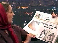 Frances Harrison, the BBC's correspondent in Tehran