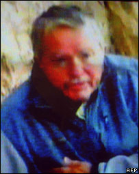 گروگان آلمانی، عکس از روی پرده تلویزیون