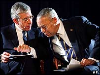 Jack Straw e Colin Powell