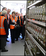 Inside the signal box