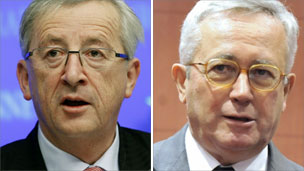 Jean-Claude Juncker and Giulio Tremonti