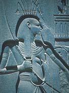 The Nile god Hapy, from a statue of Ramesses II in the temple of Luxor