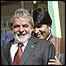 O presidente Lula e Evo Morales, presidente boliviano