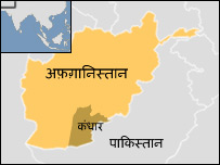 अफ़गानिस्तान का नक़्शा