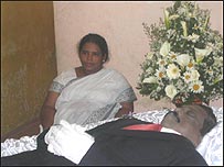 Body of Dharmeratnam Sivaram