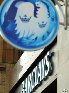 Barclays bank sign