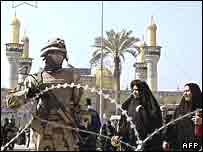 سرباز عراقی در کربلا