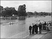 Olympic rowing at Henley in 1948