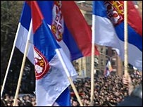 Protesters on the march (picture by Maarten Lernout)