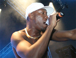 Dizzee Rascal performing at Ibiza Rocks