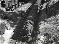 View over Ipswich Railway in the early 1950's