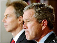 बुश और ब्लेयर