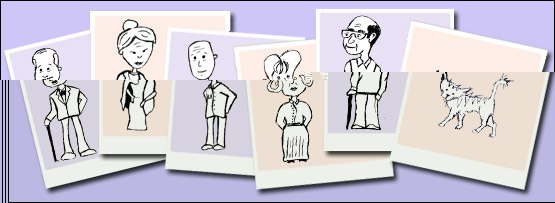 How The Flatmates might look when they're older