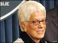 Hlavní žalobkyně soudního tribunálu v Haagu Carla del Ponteová