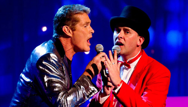 David Hasselhoff and Scott Mills