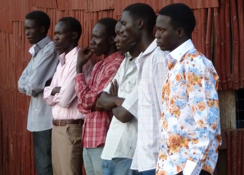 Watching the wedding