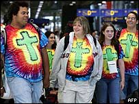 Thanh niên từ Michigan, Mỹ, hành hương đến Cologne