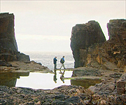 'Grind o' Da Navir' - gigantic storms have hewn a huge area out of this rock