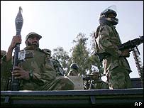 سربازان پاکستانی در وزیرستان شمالی