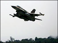 Bir İsrail savaş uçağı