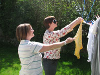 Nina Davey with Lynn