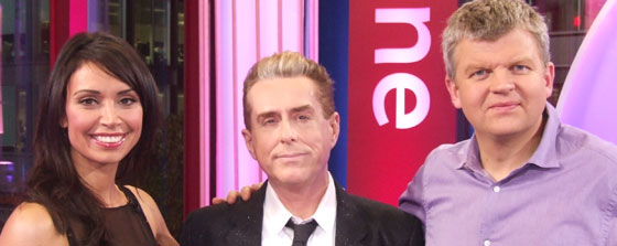 Adrian and Christine with Holly Johnson