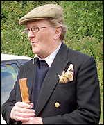 Robert Hardy at the Tewkesbury Medieval Festival