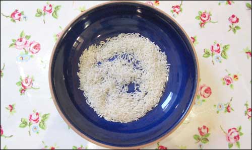 A bowl of rice.